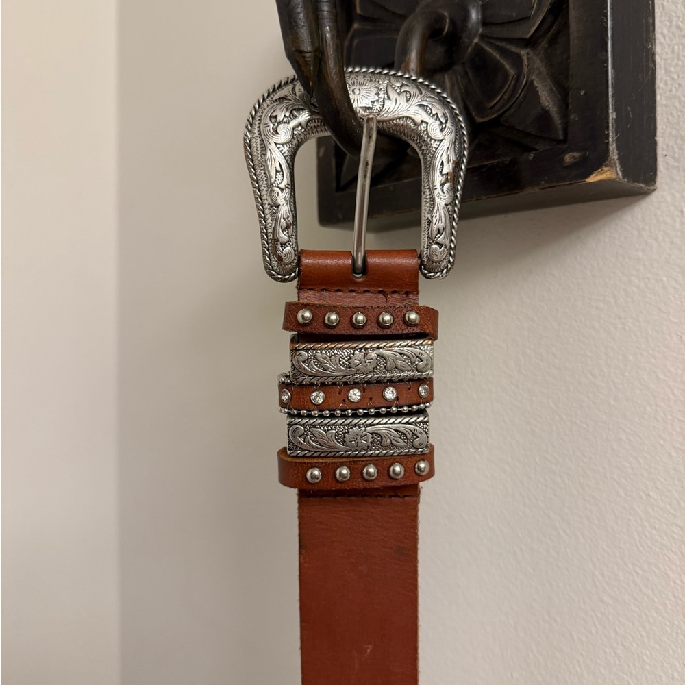 Nocona Rich Brown Leather Belt